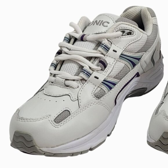 Vionic Sneakers Wide Width Walker 5 Purple White - Picture 4 of 11